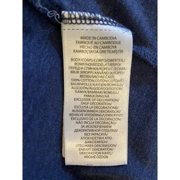 Polo Ralph Lauren Polo Shirt Mens XXL Blue Classic Fit Flesh Pony Long Sleeve - Picture 8 of 8